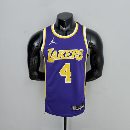 Camisola NBA Lakers #4 Rondo Purple 75° Aniversário- 23/24