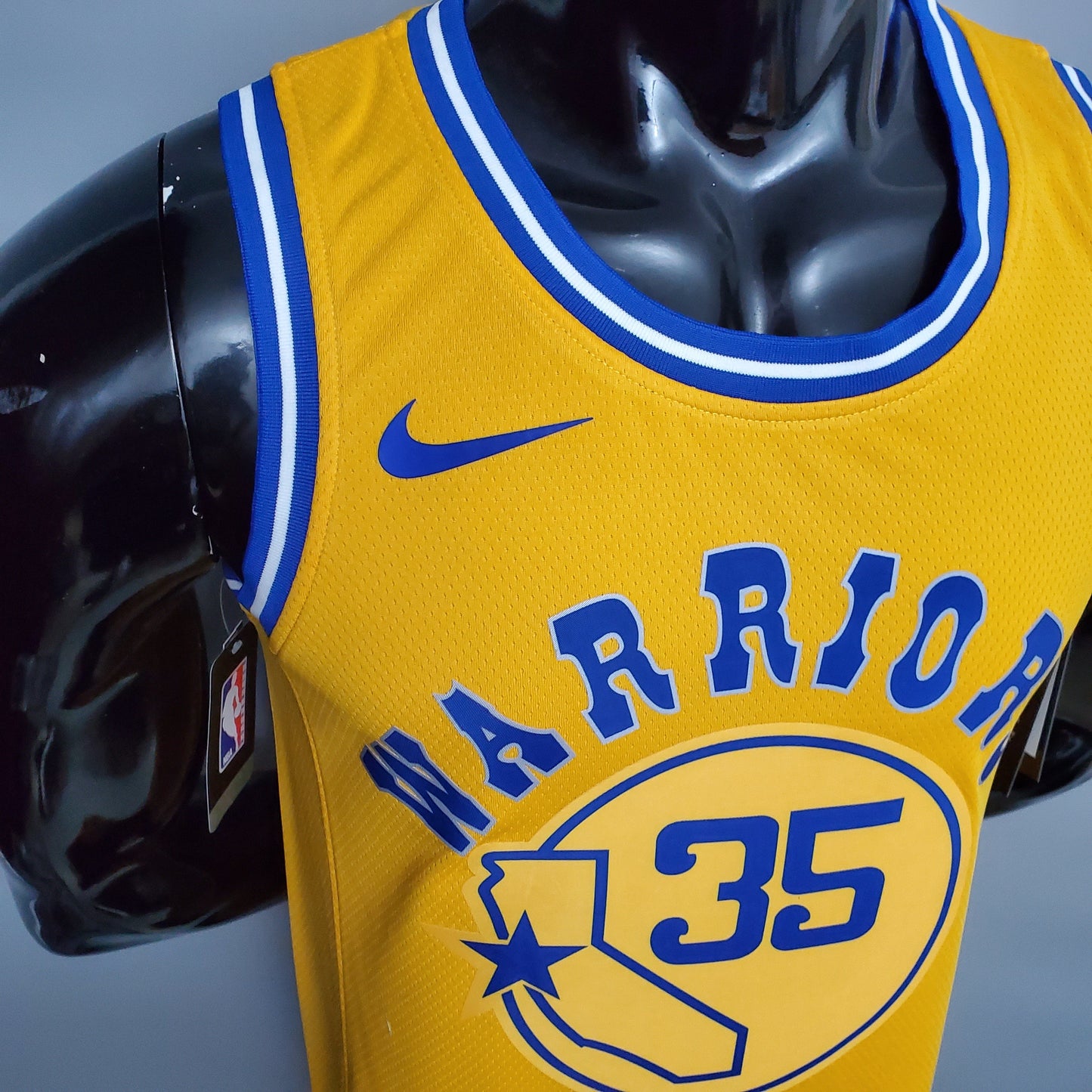 Camisola NBA Golden State Warriors #35 Durant - Retro Yellow
