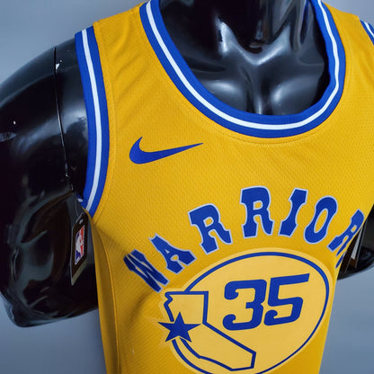 Camisola NBA Golden State Warriors #35 Durant - Retro Yellow