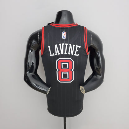 NBA Chicago Bulls #8 Lavine Jersey - Flyers Black