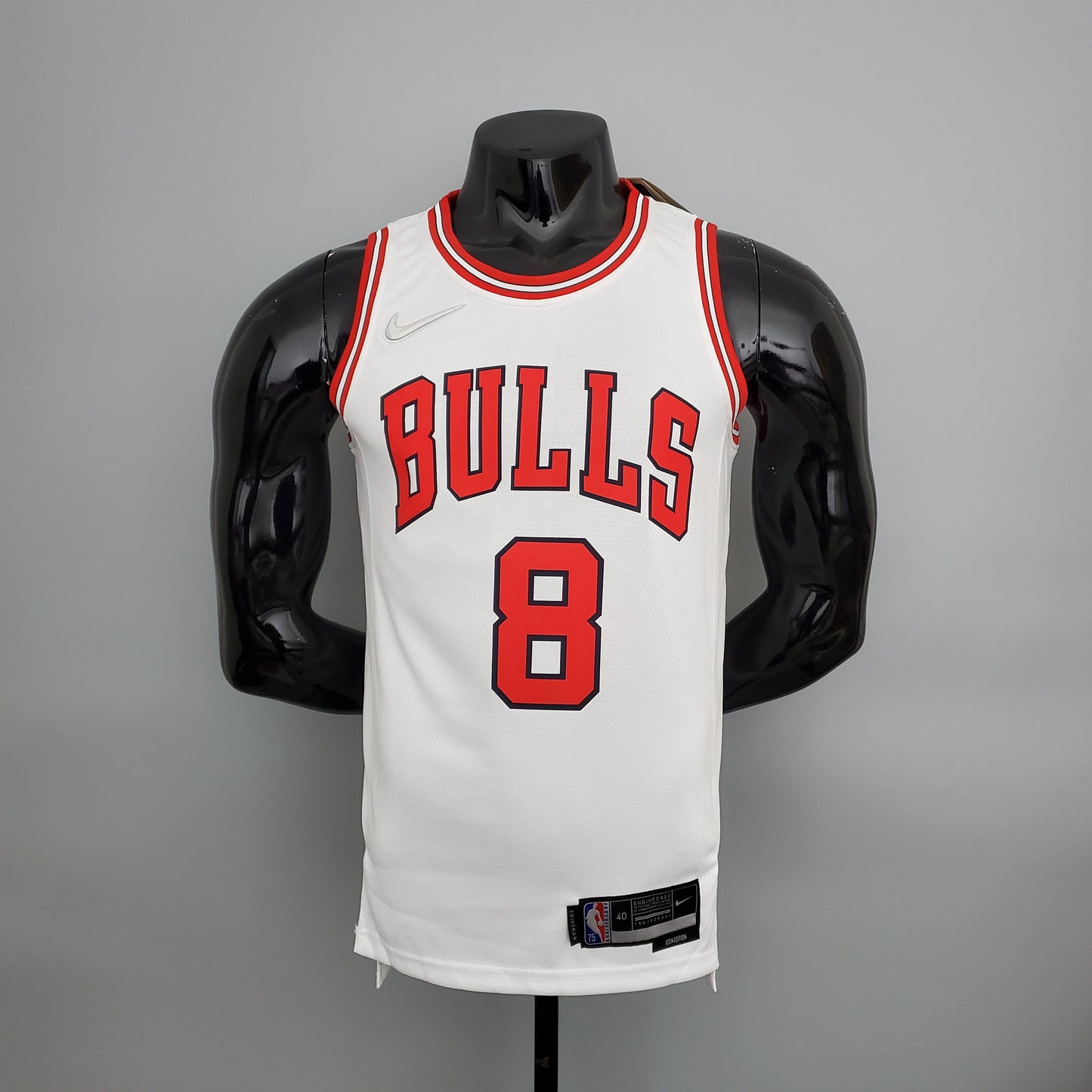 Camisola NBA Chicago Bulls #8 LaVine - 75° Aniversário White