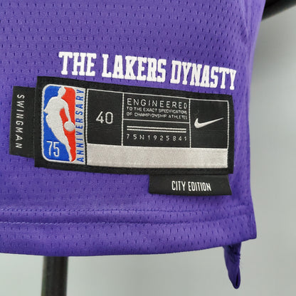 Camisola NBA Lakers #24 Bryant City Edition Purple - 23/24