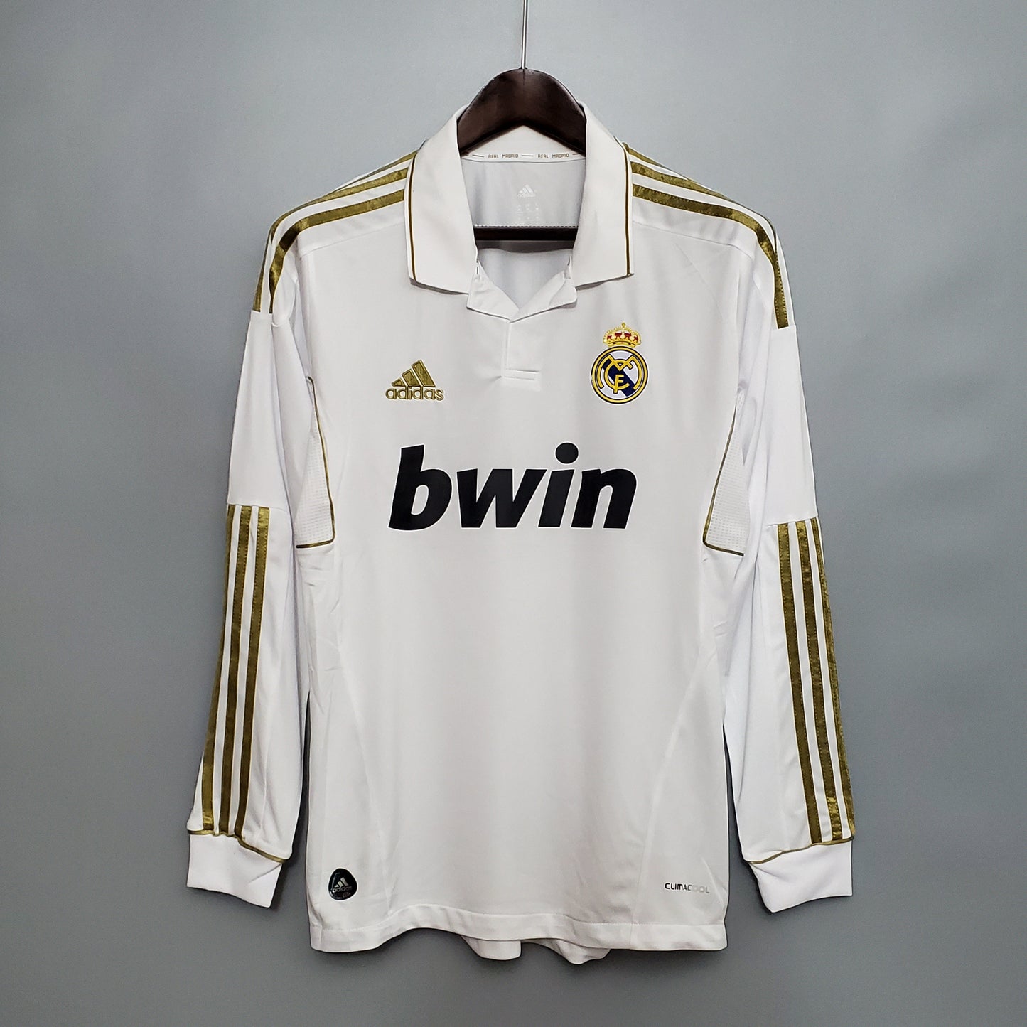 Camisola Real Madrid Titular 11/12 - Versão Retro Manga Comprida
