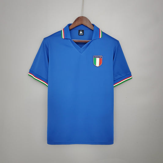 Camisola Itália Titular 1982 - Versão Retro