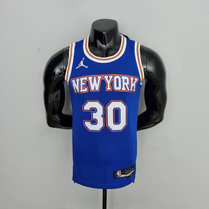 Camisola NBA NY Knicks #30 Randle - 75° Aniversário Limited Blue