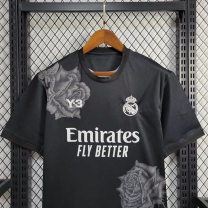Camisola Real Madrid Edição Especial Y3 Preto 24/25 - Versão Adepto