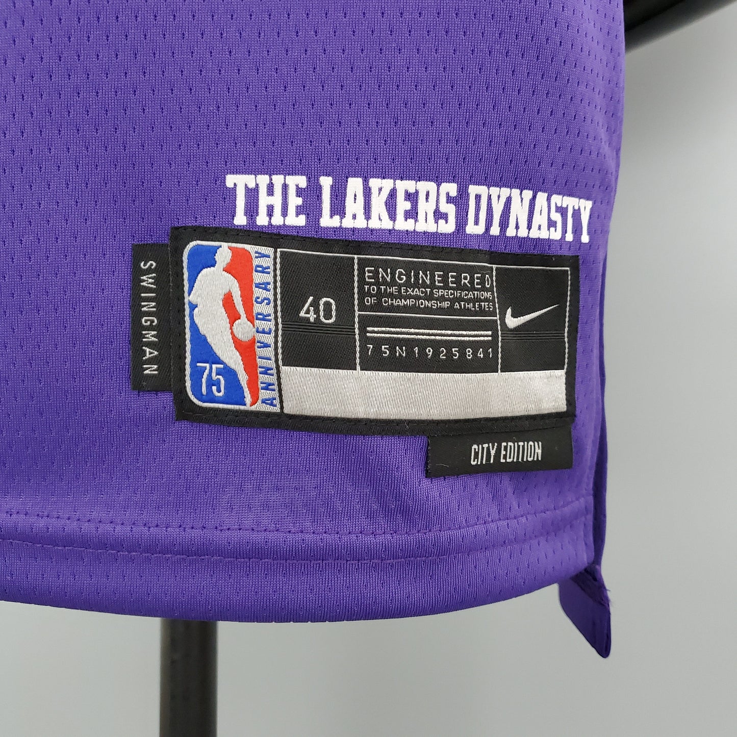 NBA Lakers #8 Bryant City Edition Purple Jersey - 23/24