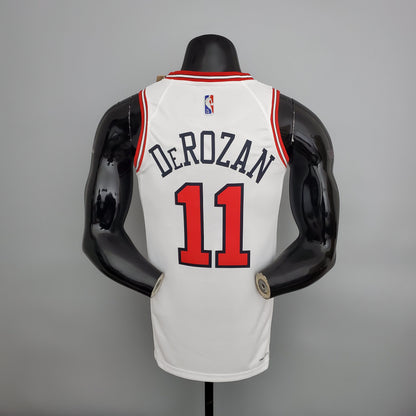 Camisola NBA Chicago Bulls #11 DeRozan - 75° Aniversário White