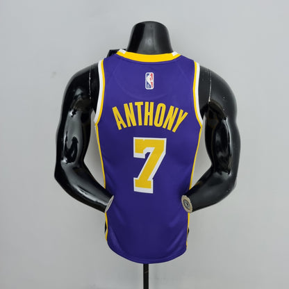 Camisola NBA Lakers #7 Anthony Purple 75° Aniversário- 23/24