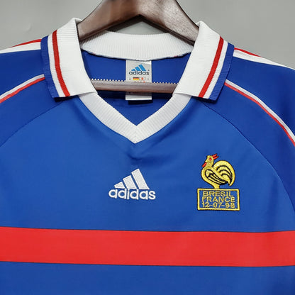 Camisola França Titular 1998 - Versão Retro