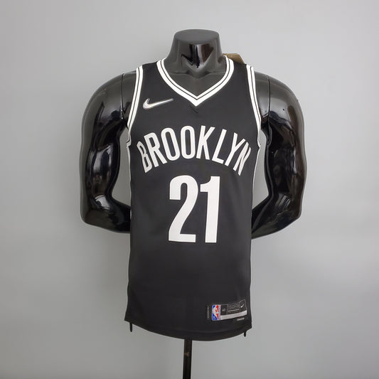 NBA Brooklyn Nets #21 Aldridge Jersey - 75th Anniversary Black