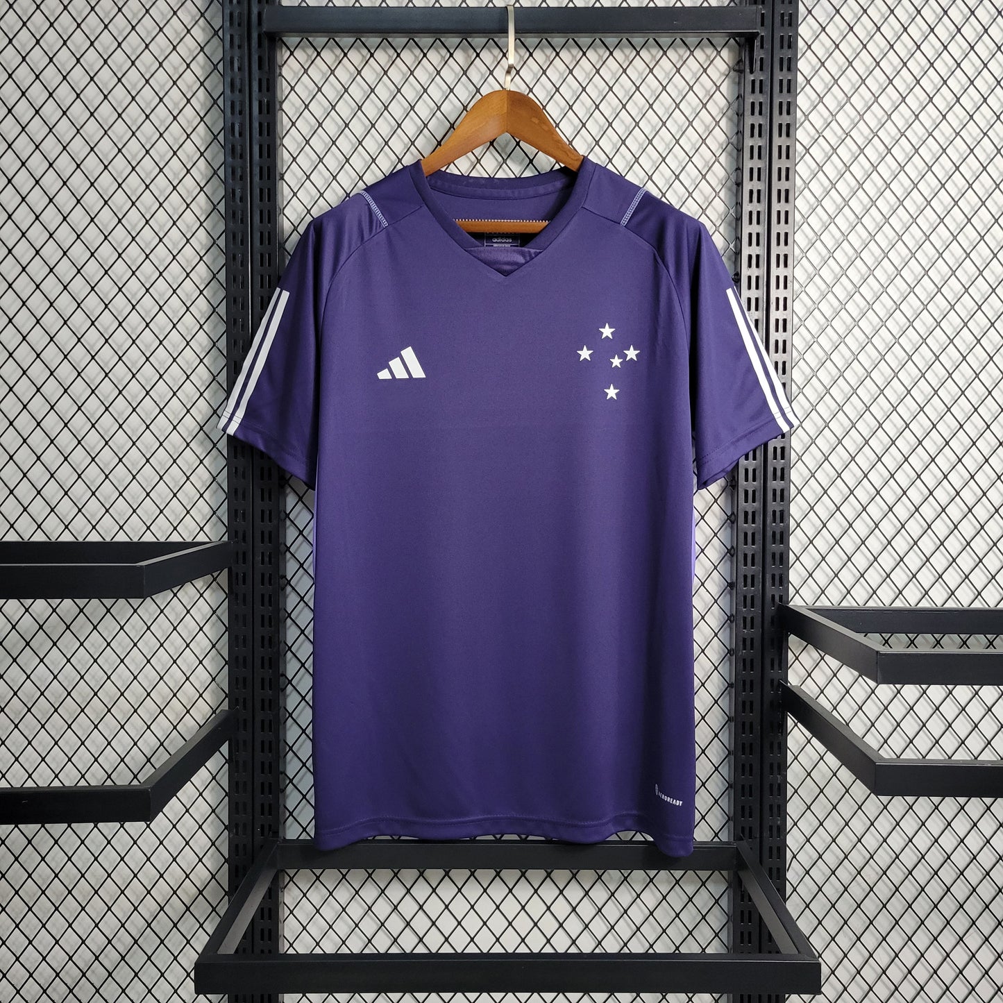 Camisola Cruzeiro Treino 23/24 - Adidas Adepto Masculina - Roxa