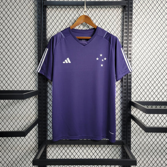 Camisola Cruzeiro Treino 23/24 - Adidas Adepto Masculina - Roxa