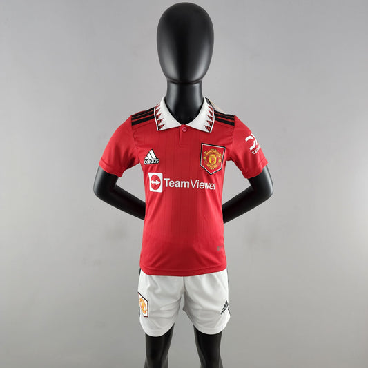 Manchester United Home Kids Kit 22/23