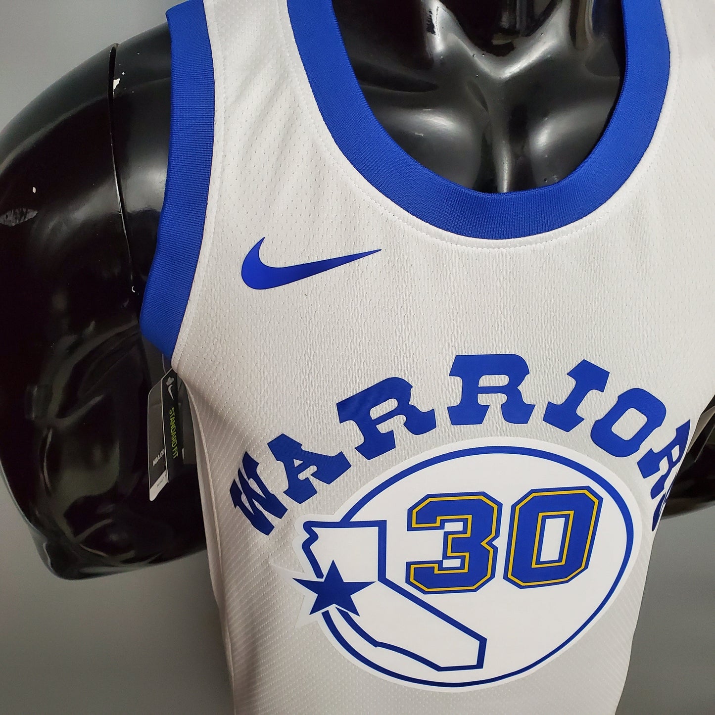 NBA Golden State Warriors #30 Curry Jersey - Retro White
