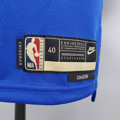 NBA Golden State Warriors #11 Thompson Jersey - Retro Blue