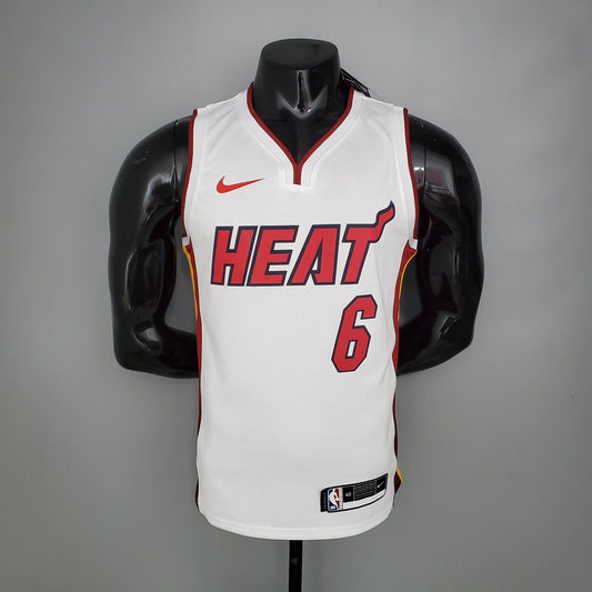 NBA Miami Heat #6 James Jersey - 75th Anniversary White