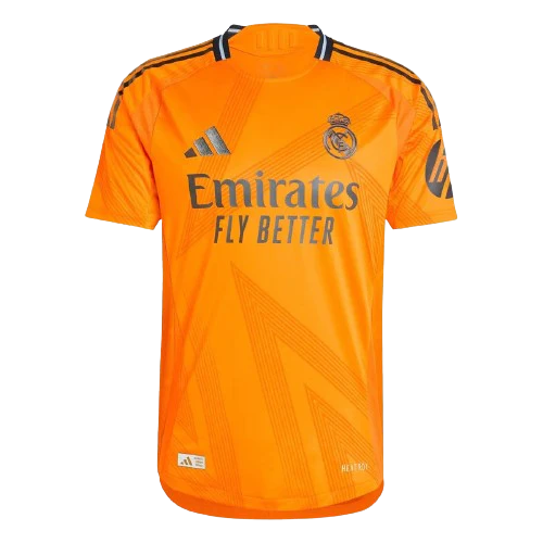 Camisola Real Madrid Away Laranja 24/25 - Versão Adepto