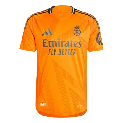 Camisola Real Madrid Away Laranja 24/25 - Versão Adepto