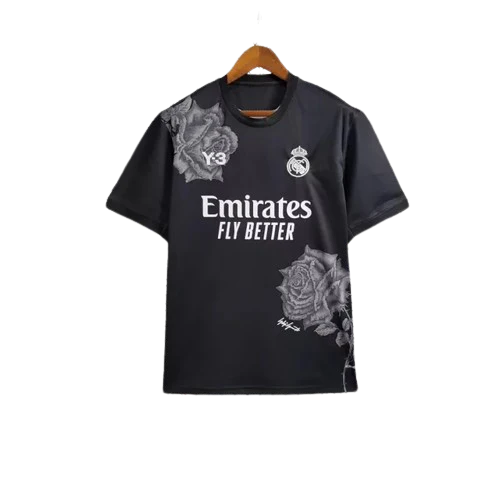 Camisola Real Madrid Edição Especial Y3 Preto 24/25 - Versão Adepto