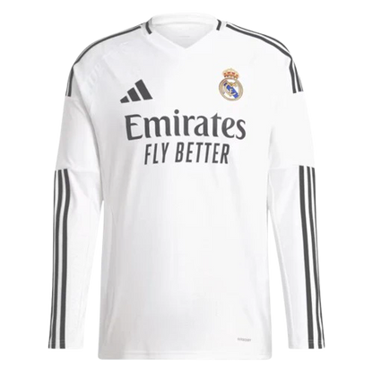 Camisola Real Madrid Home 24/25 - Versão Adepto Manga Comprida