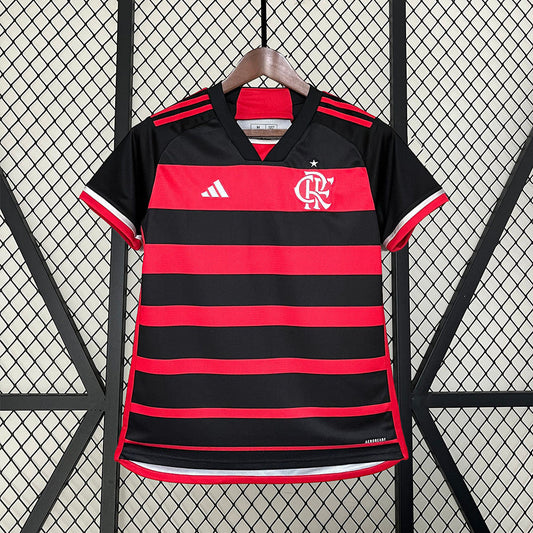 Women's Adidas Flamengo Home Shirt 24/25 - Fan Version