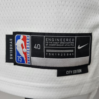 Camisola NBA NY Knicks #4 Rose - 75° Aniversário White